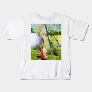 Golf club graphic style Kids T-Shirt